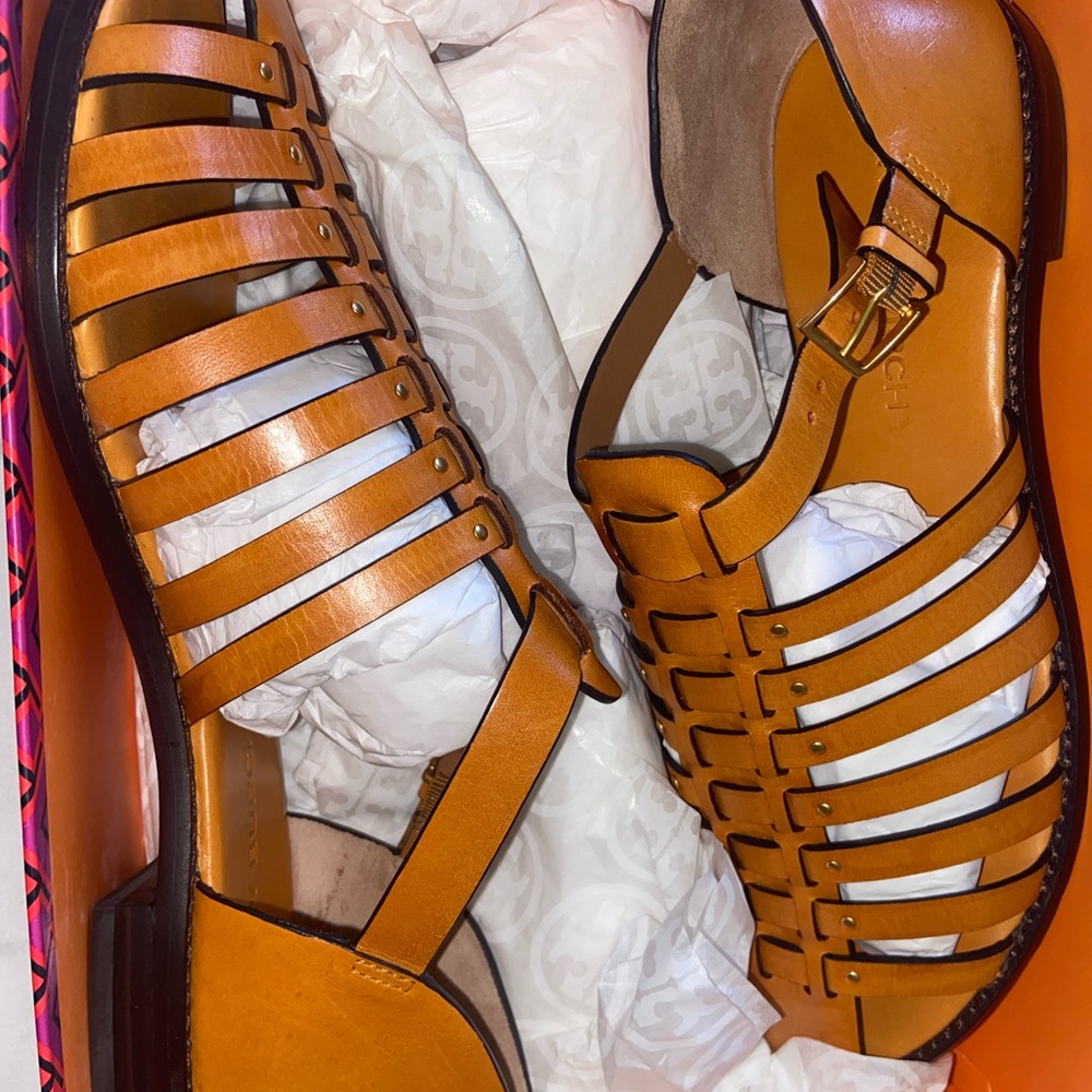 Tory Burch Leather Gladiator Sandals